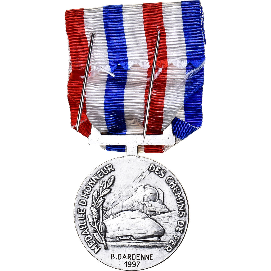 Francia, Médaille d'honneur des chemins de fer, Railway, medalla, 1997