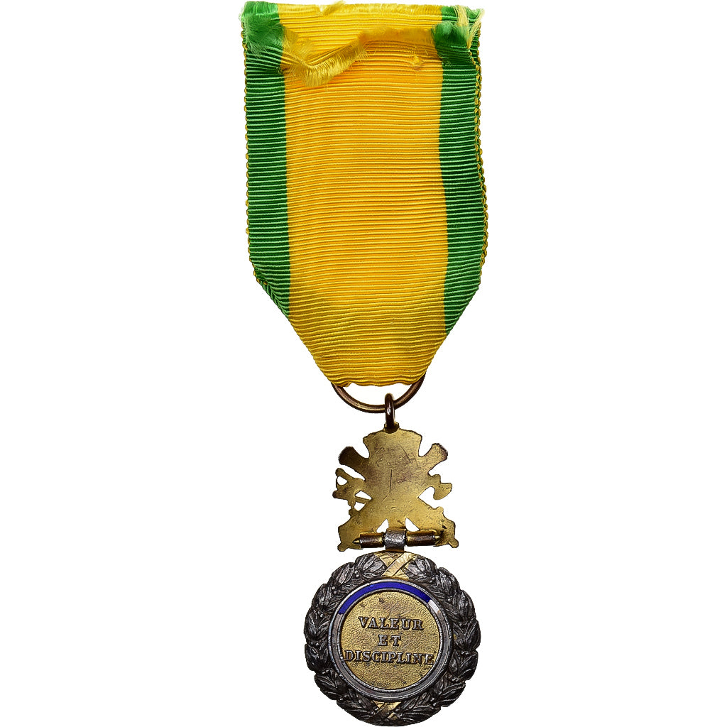 Francia, Troisième République, Valeur et Discipline, medalla, 1870, Muy buen