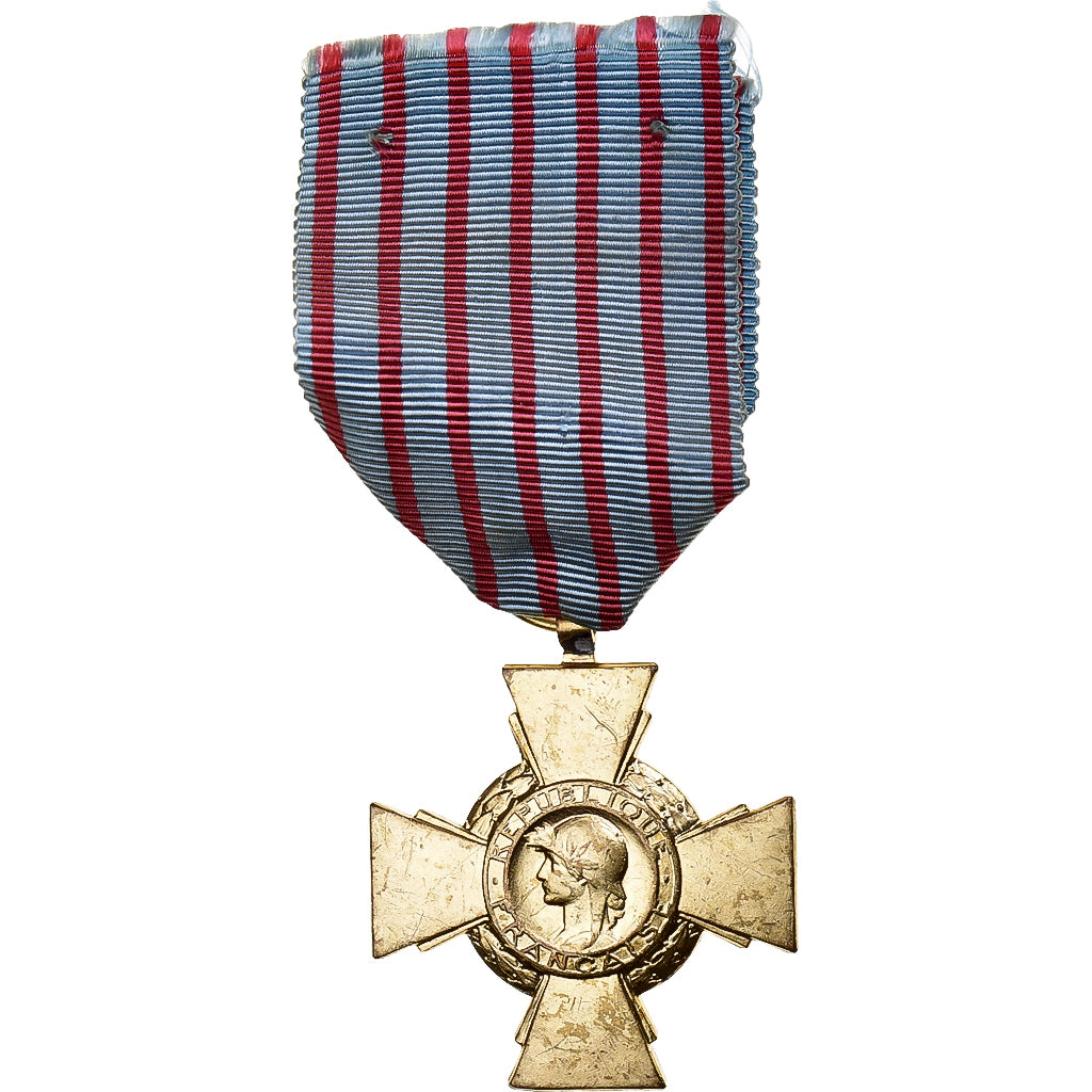 France, Croix du Combattant, WAR, Medal, Very Good Quality, Bronze, 36