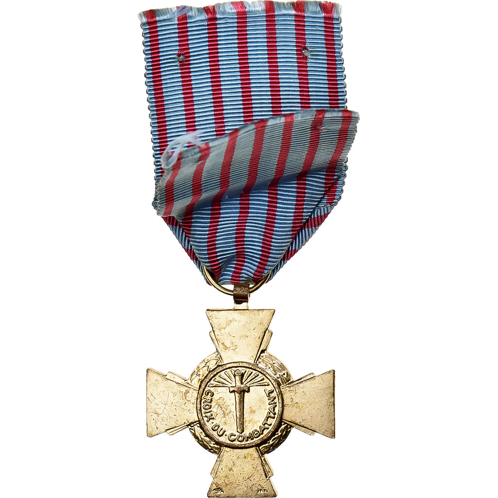 France, Croix du Combattant, WAR, Medal, Very Good Quality, Bronze, 36
