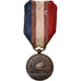 France, Union Nationale des Combattants, WAR, Medal, Very Good Quality, Bronze