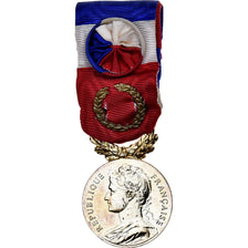 France, Médaille d'honneur du travail, Médaille, 1980, Couronne, Très bon