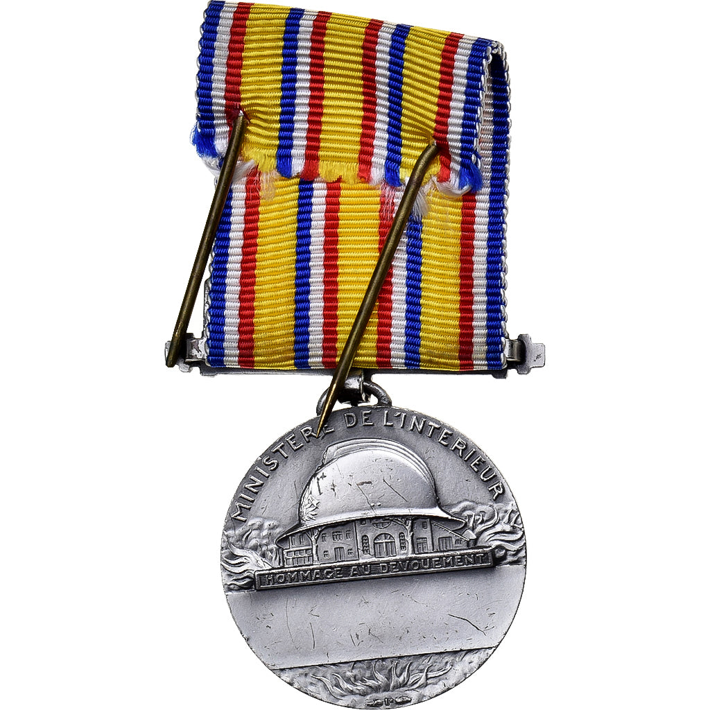 França, Ministère de l'Intérieur, Actes de dévouement, medalha, 1935