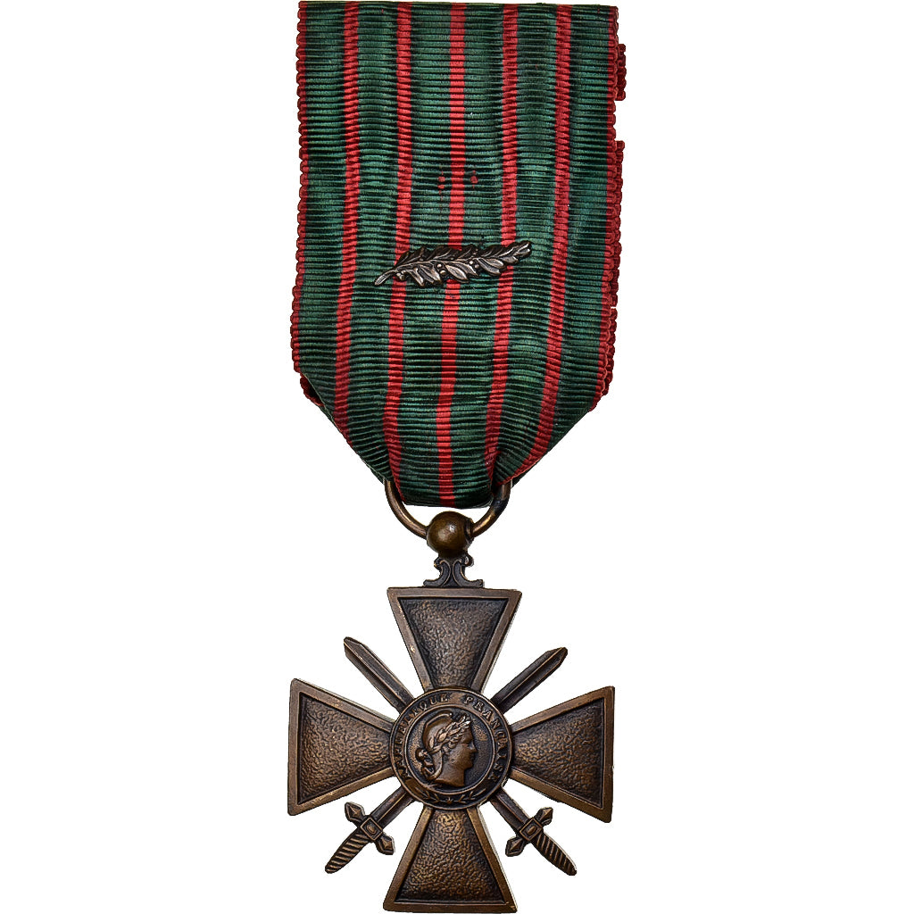 Francia, Croix de Guerre, medaglia, 1914-1918, Une Citation, Ottima qualità