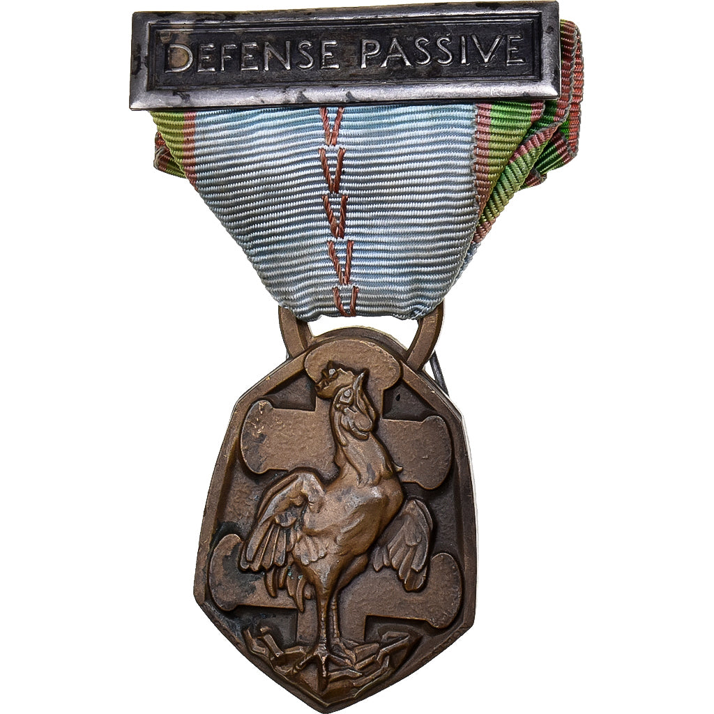 Francia, Libération de la France, Défense Passive, medaglia, 1939-1945