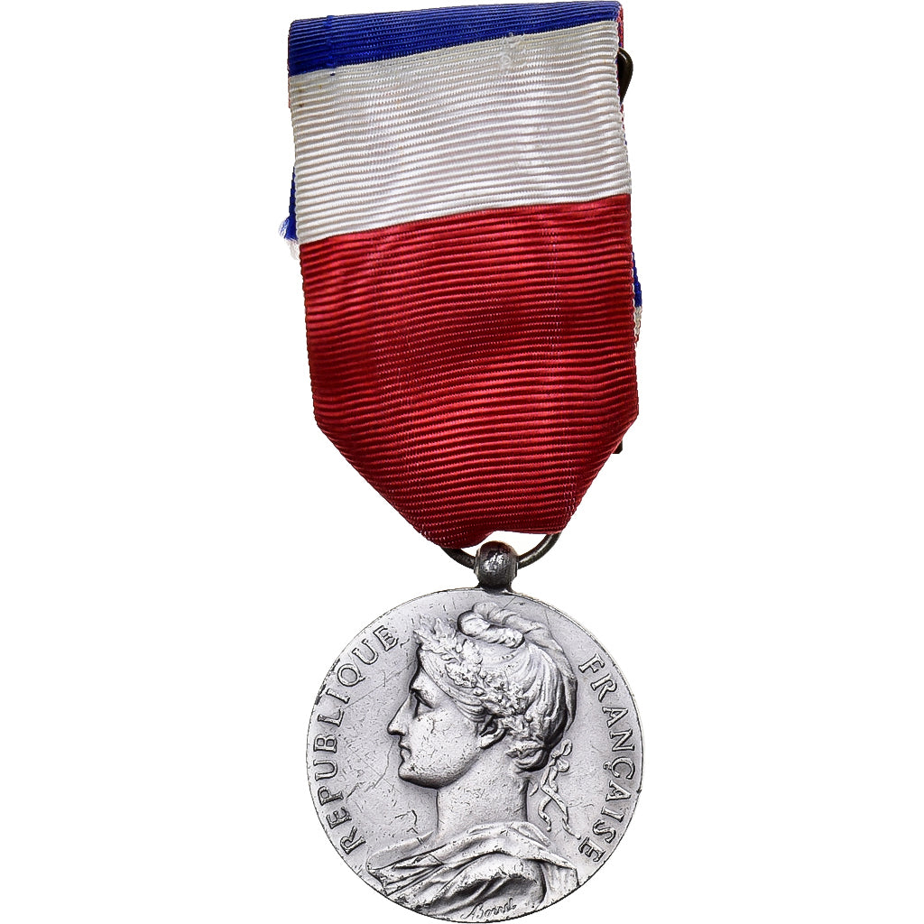 França, Médaille d'honneur du travail, medalha, 1981, Qualidade Muito Boa