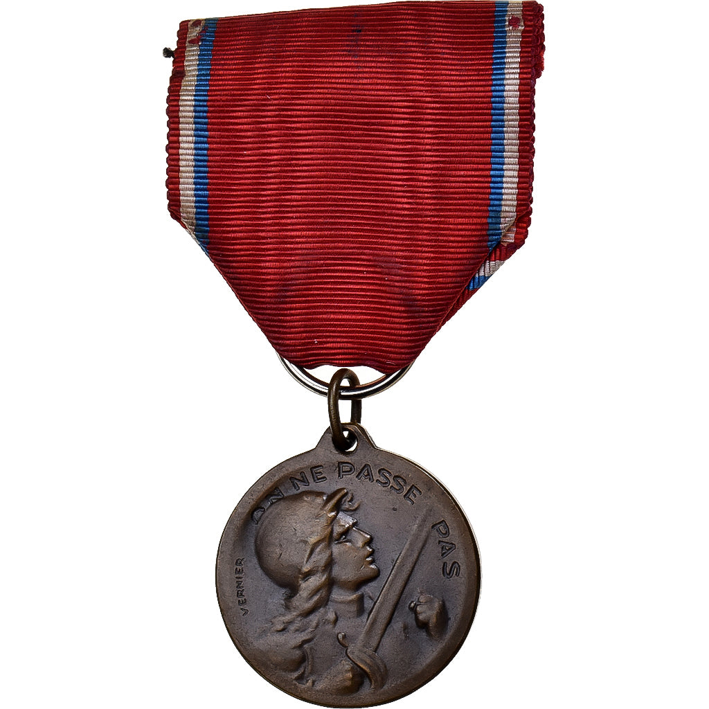 Francia, Verdun , On ne passe pas, WAR, medaglia, 1916, Eccellente qualità