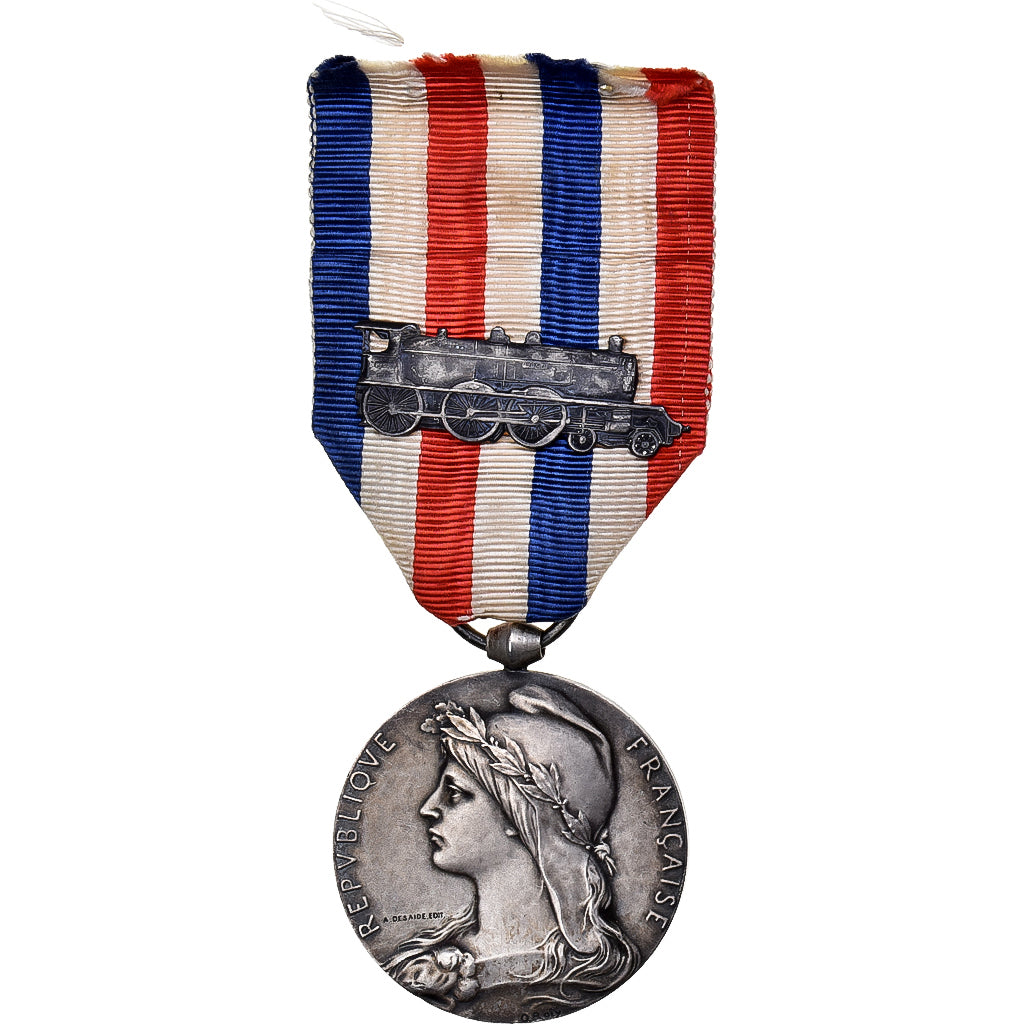 France, Honneur des Chemins de Fer, Medal, 1924, Very Good Quality, Roty