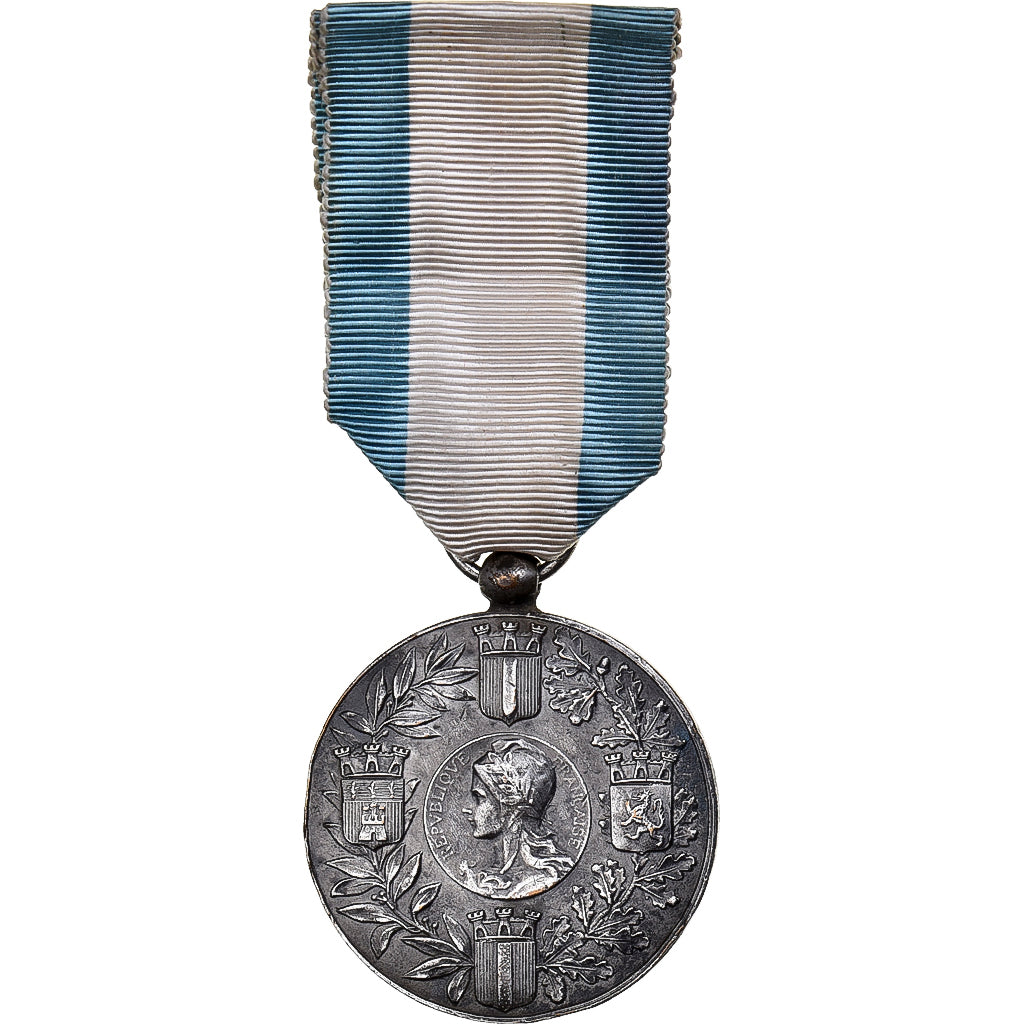 Francja, Union des Sapeurs-Pompiers de l'Oise, medal, Doskonała jakość, Brąz