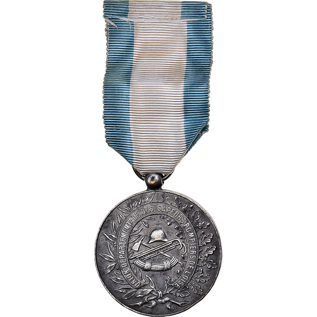 Francja, Union des Sapeurs-Pompiers de l'Oise, medal, Doskonała jakość, Brąz
