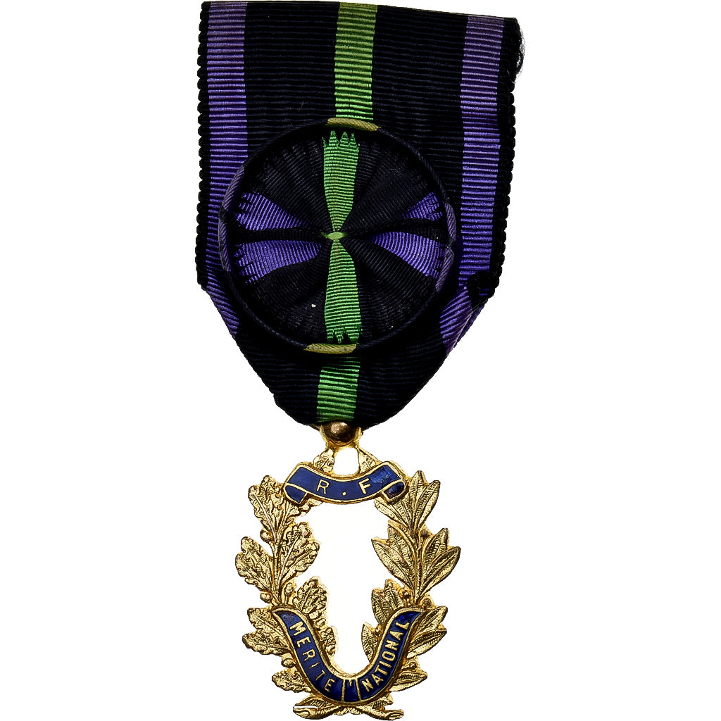 France, Mérite National Français, Medal, Officier, Excellent Quality, Gilt