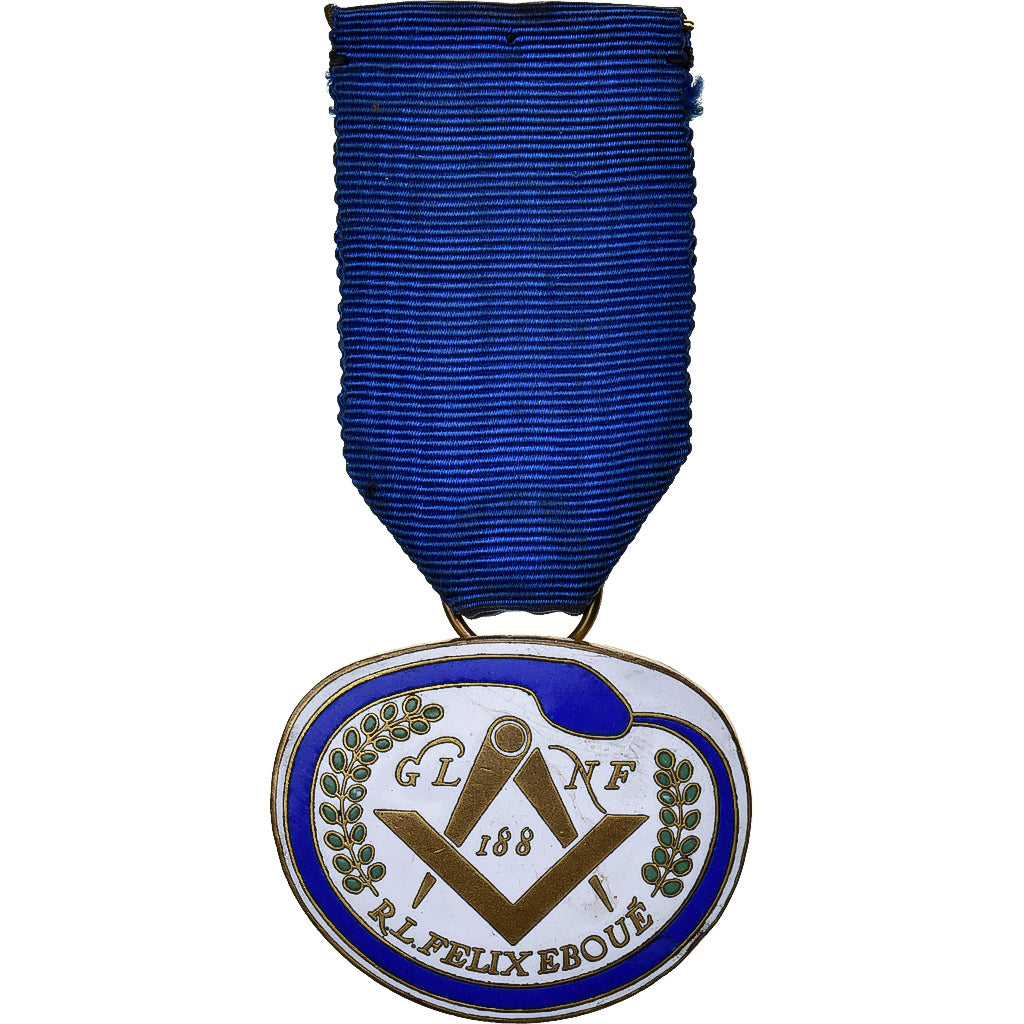 Francia, Grande Loge Nationale Française, Félix Eboué, Masonic, medaglia