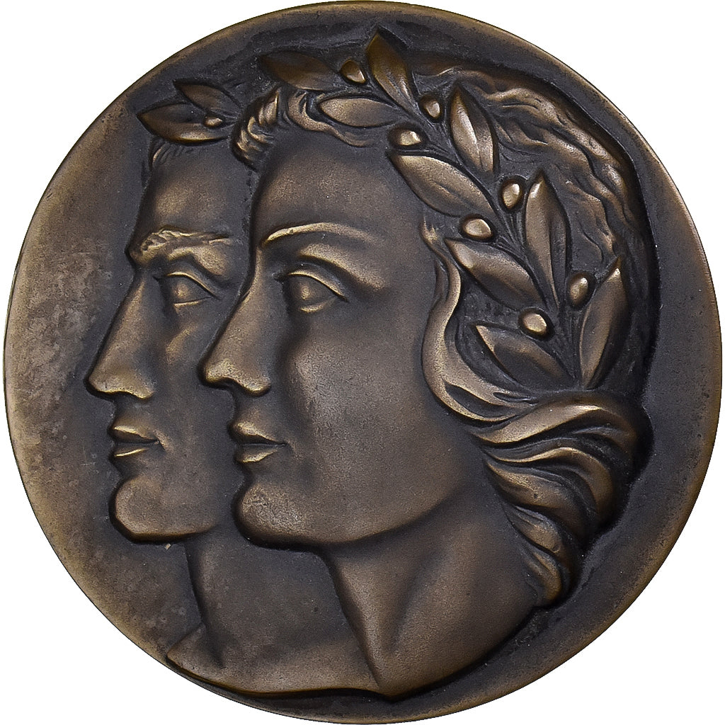 France, Medal, Jeunesse et Sport, Offert par le Ministre, Bronze, AU(50-53)