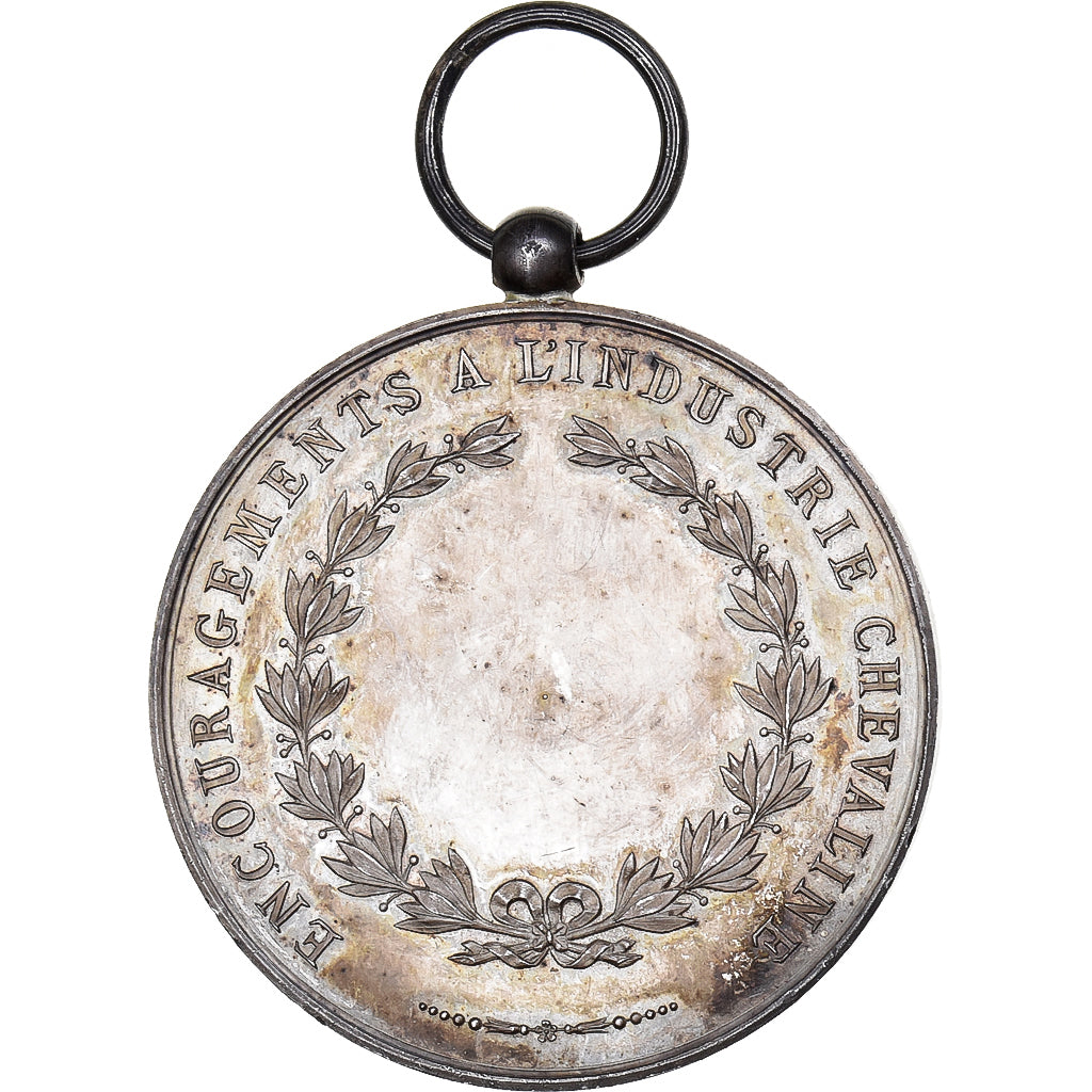 France, Medal, Encouragement à l'Industrie Chevaline, Nord, Silver, Esparon
