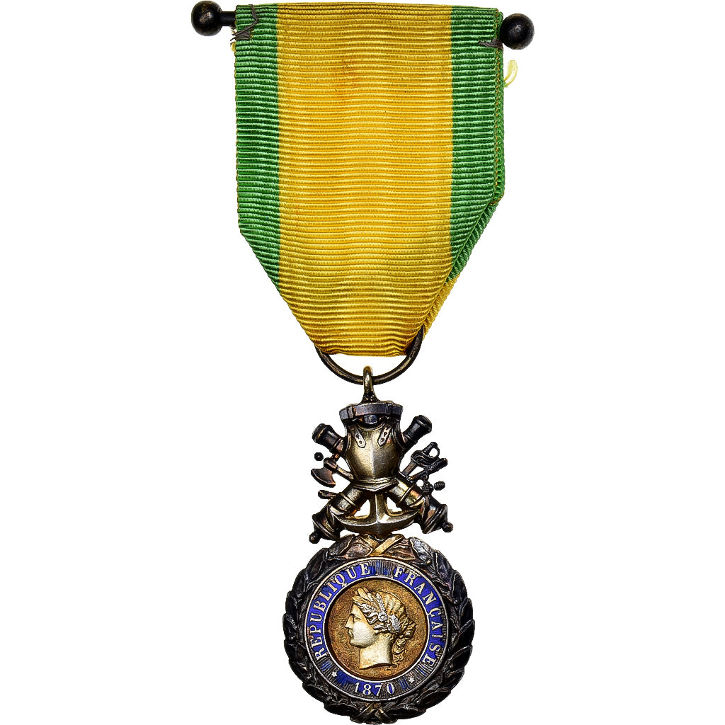 Francia, Troisième République, Valeur et Discipline, medaglia, 1870, Ottima