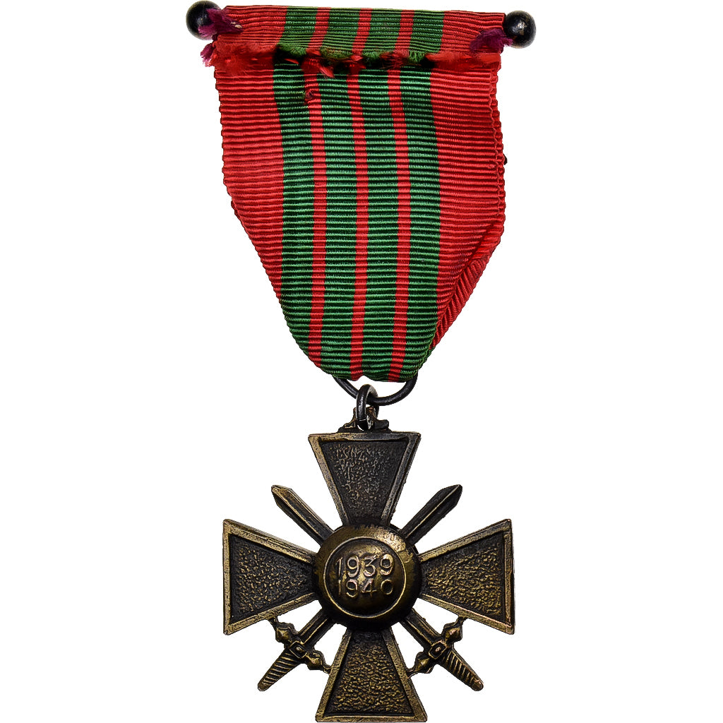 Frankreich, Croix de Guerre, Medaille, 1939-1940, Une Citation, Excellent
