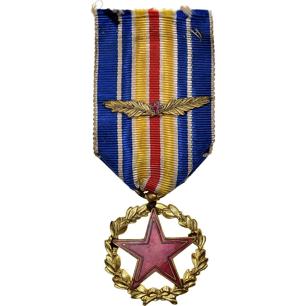 France, Blessés Militaires de Guerre, Medal, 1914-1918, Very Good Quality, Gilt