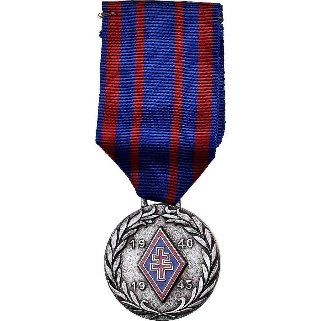 France, Première Division Française Libre, WAR, Medal, 1939-1945, Excellent