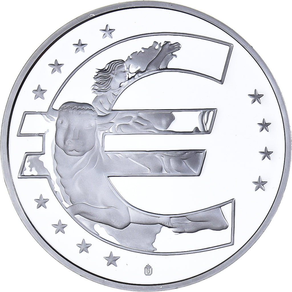 Finland, Medaille, Adoption de l'Euro, 2002, Silver Plated Copper, UNC