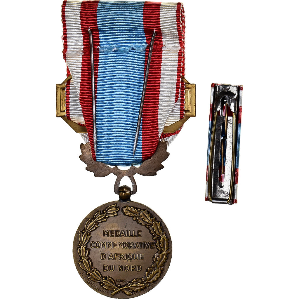 Francia, Commémorative d'Afrique du Nord, medaglia, Fuori circolazione, Bronzo