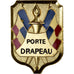 France, Porte Drapeau, Broche, Excellent Quality, Gilt Bronze, 54