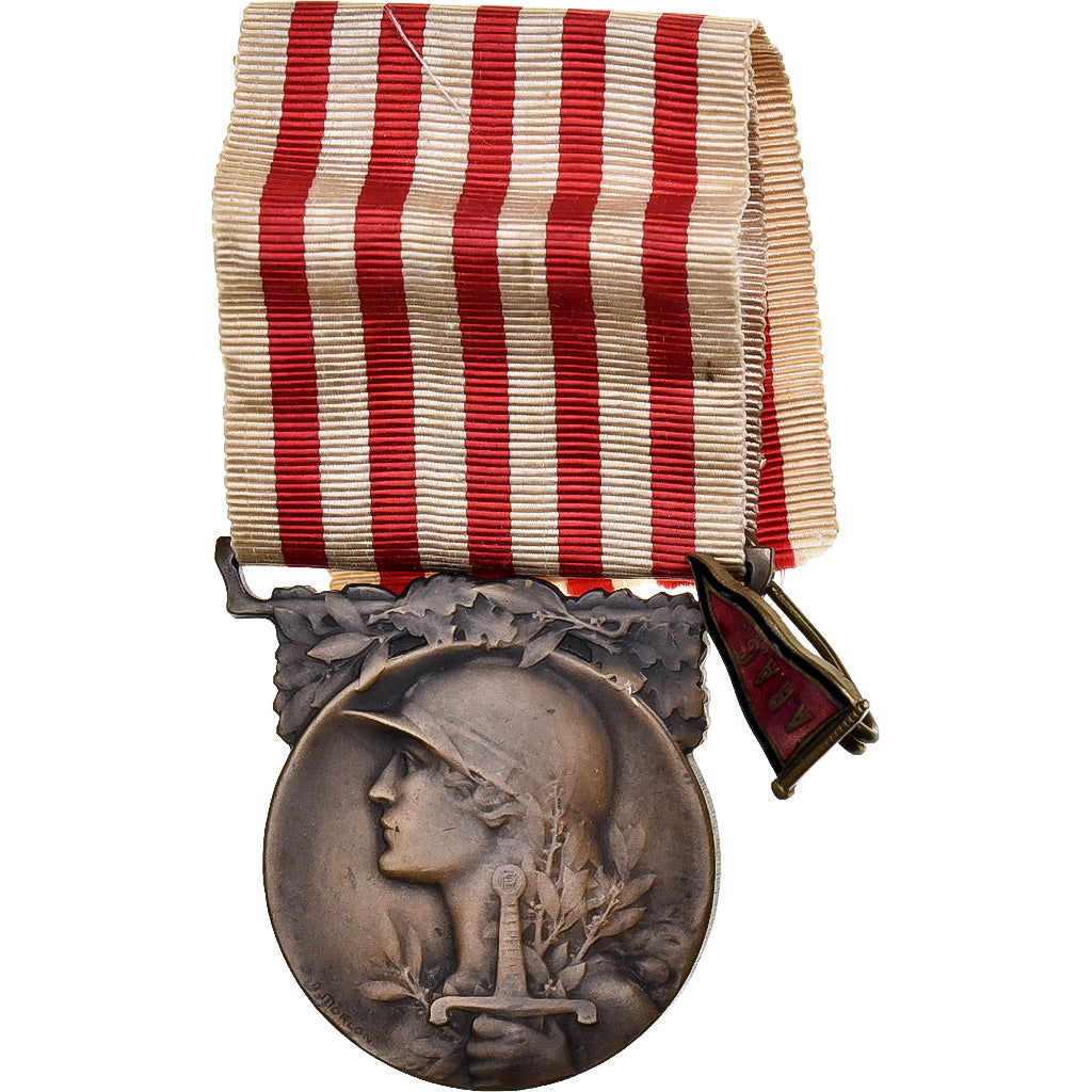 França, Grande Guerre, medalha, 1914-1918, Qualidade Excelente, Morlon, Bronze