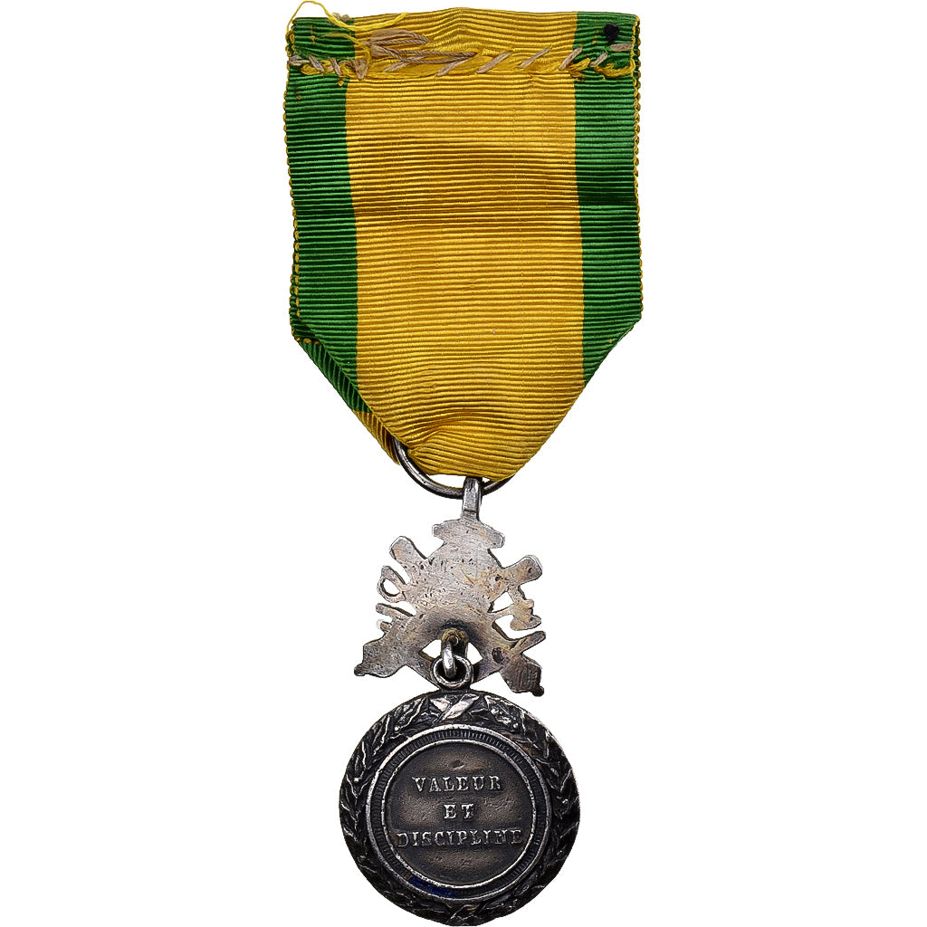 Frankreich, Troisième République, Valeur et Discipline, Medaille, 1870, Very