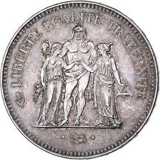 France, 50 Francs, Hercule, 1978, Paris, Silver, AU(55-58), Gadoury:882