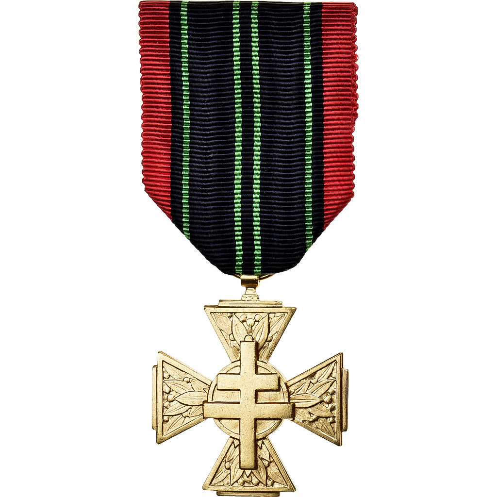 França, Croix du Combattant Volontaire de la Résistance, medalha, 1939-1945