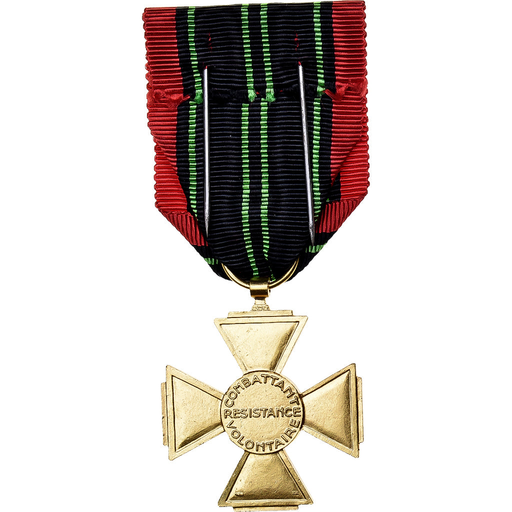 França, Croix du Combattant Volontaire de la Résistance, medalha, 1939-1945