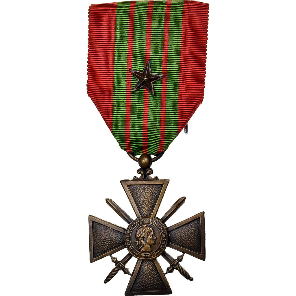 France, Croix de Guerre, Medal, 1939-1940, Une Citation, Excellent Quality