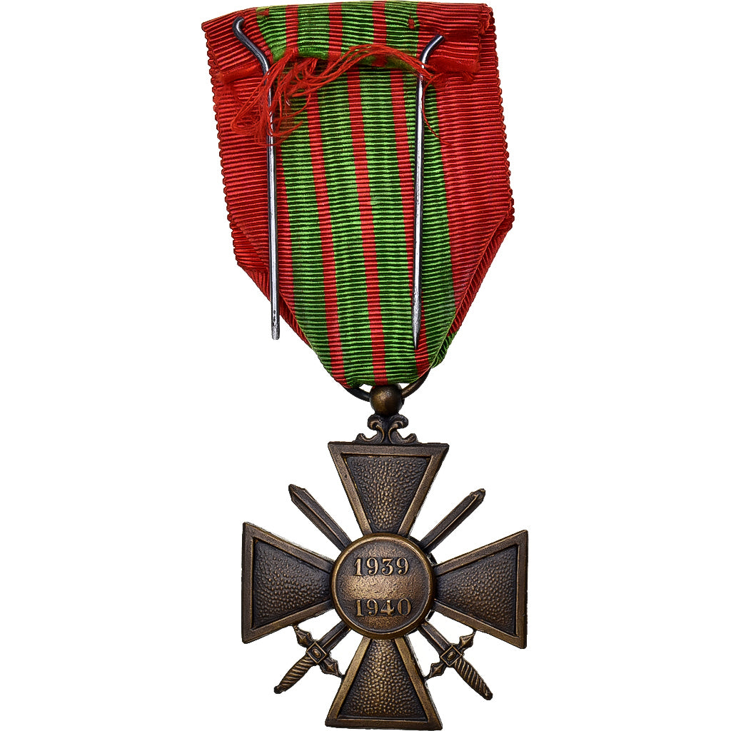 France, Croix de Guerre, Medal, 1939-1940, Une Citation, Excellent Quality