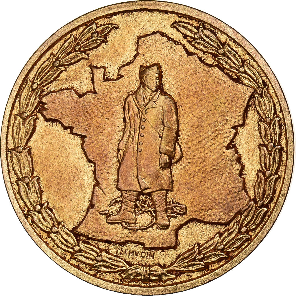 France, Médaille, Hommage des Anciens Combattants Prisonniers de Guerre, Gilt