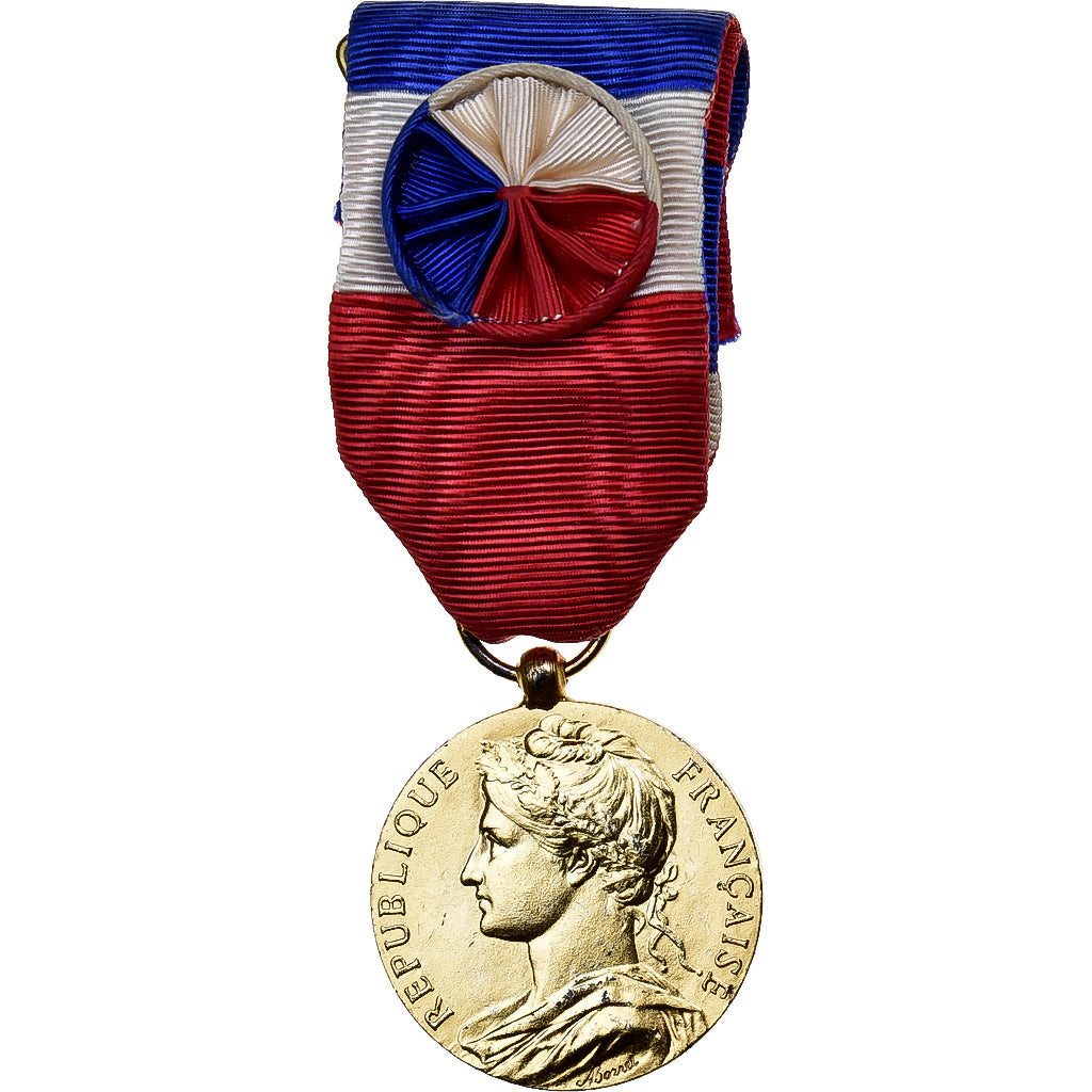 França, Honneur-Travail, République Française, medalha, 1980, Qualidade