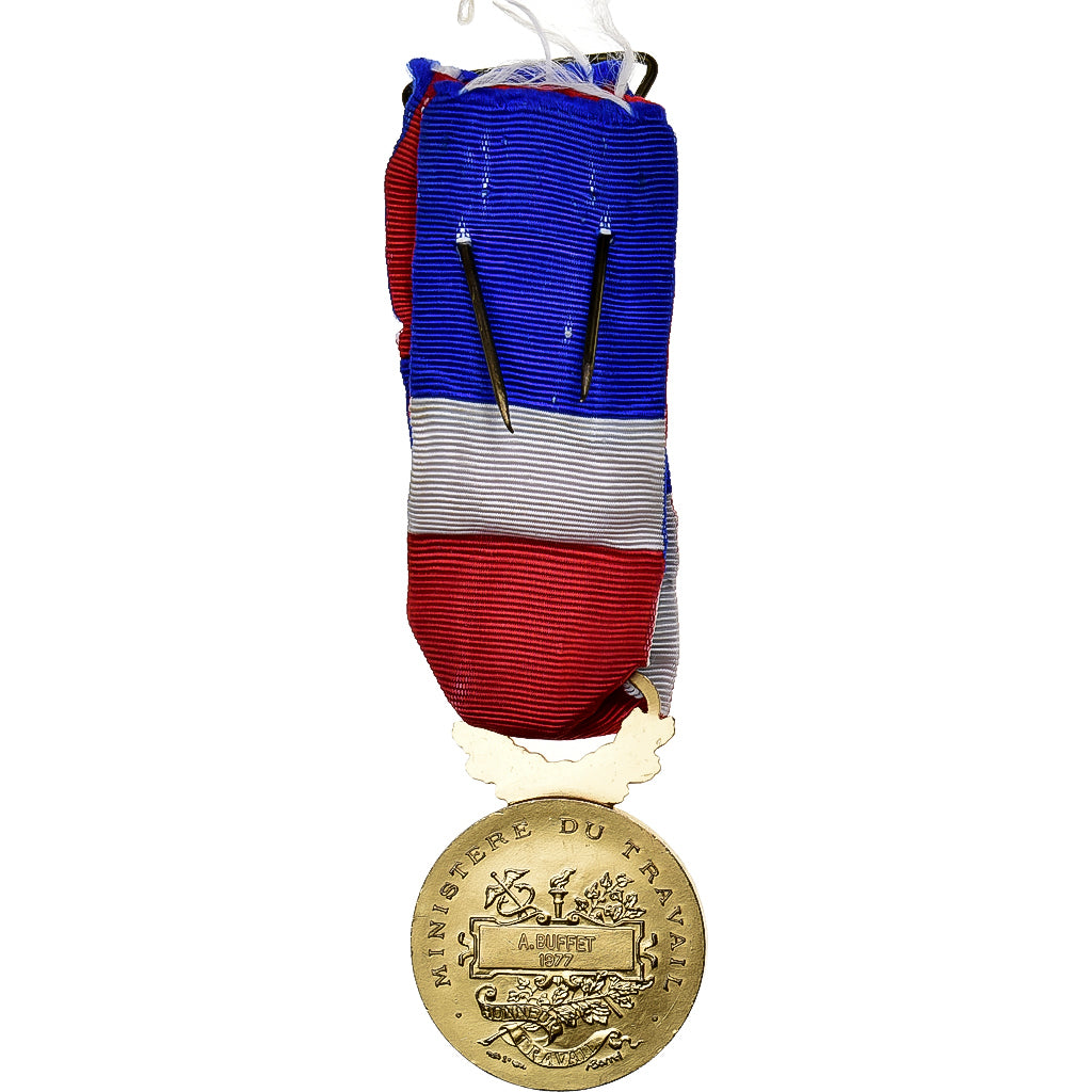 França, Ministère du Travail et de la Sécurité Sociale, medalha, 1977