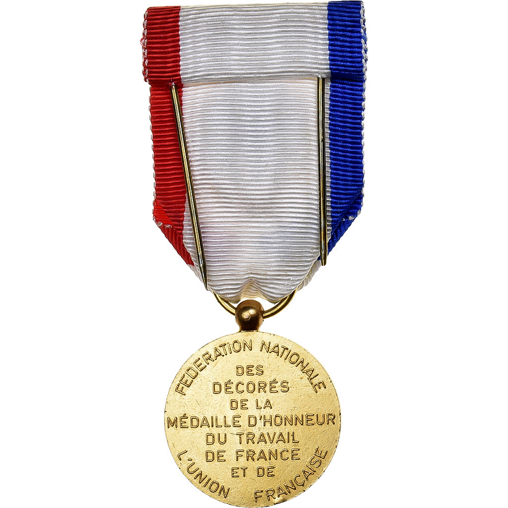 France, Médaille d'honneur du travail, Médaille, Non circulé, Henri Naudé