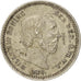 Coin, Netherlands, William III, 5 Cents, 1879, AU(55-58), Silver, KM:91