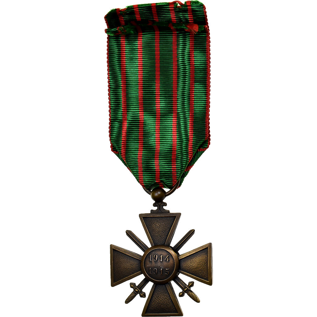 Frankreich, Croix de Guerre, Medaille, 1914-1915, Une Citation, Excellent