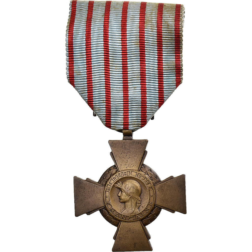 France, Croix du Combattant, WAR, Médaille, 1939-1945, Très bon état, Bronze