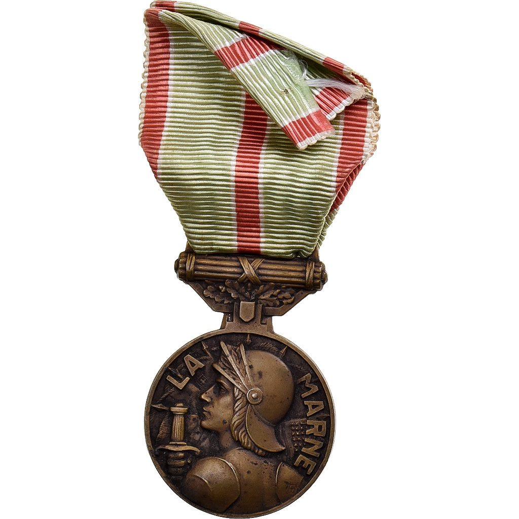 France, Soldat de la Marne, WAR, Medal, 1914-1918, Excellent Quality, Bronze, 32