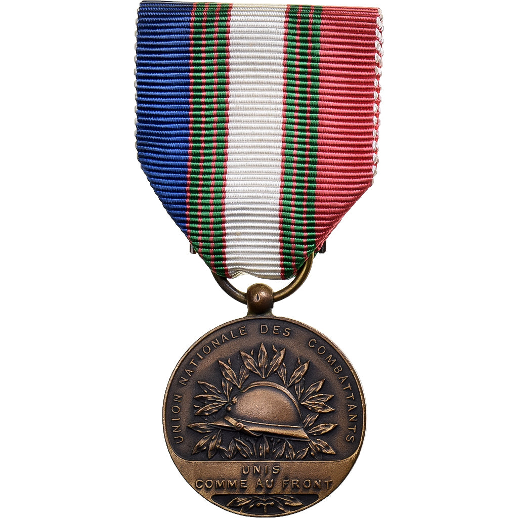 France, Union Nationale des Combattants, WAR, Médaille, Excellent Quality