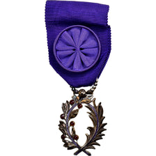 France, Palmes Académiques Officier, Médaille, Excellent Quality, Argent, 36