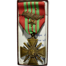 France, Croix de Guerre, Medal, 1939-1940, 2 Citations, Uncirculated, Bronze, 38