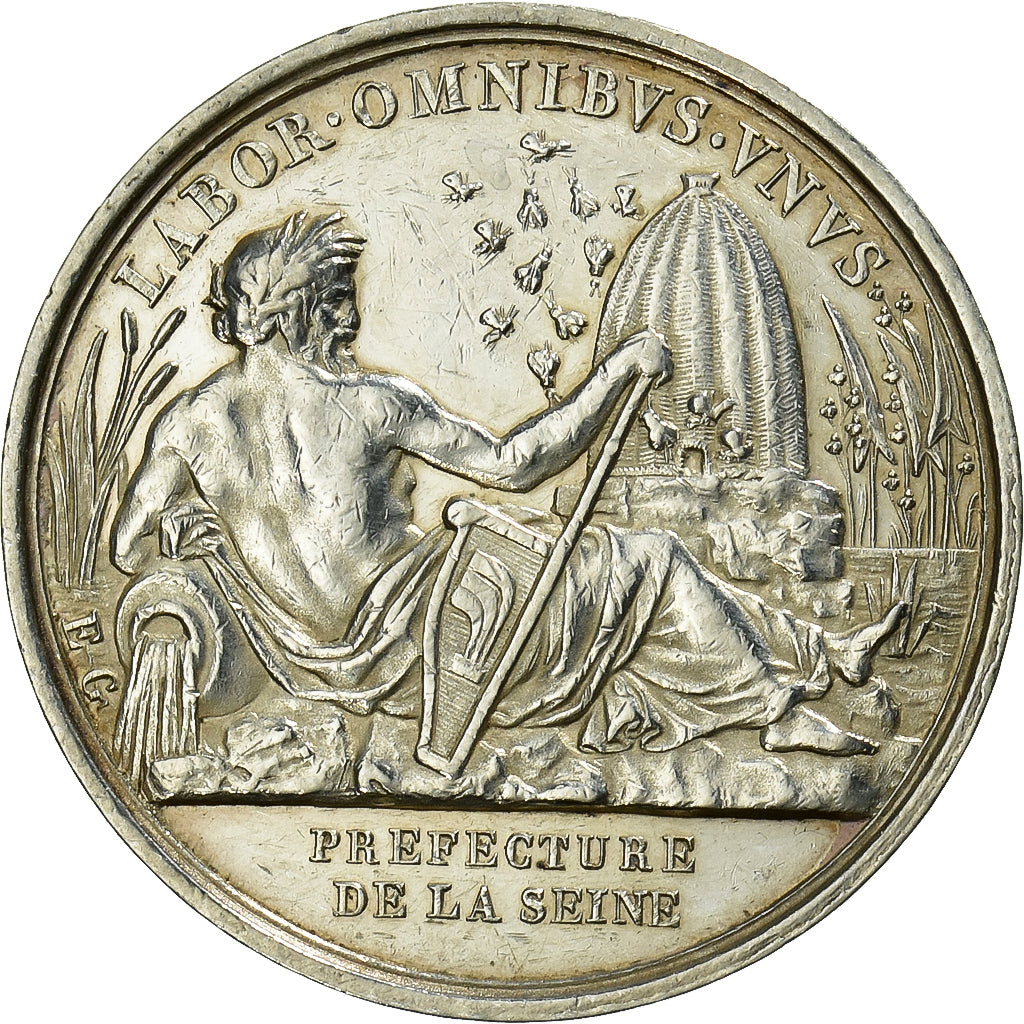 France, Token, Administration Municipale, Préfecture de la Seine, Silver