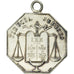 Frankrijk, Token, Notaires de l'Arrondissement de Pontoise, Zilver, Borrel.A