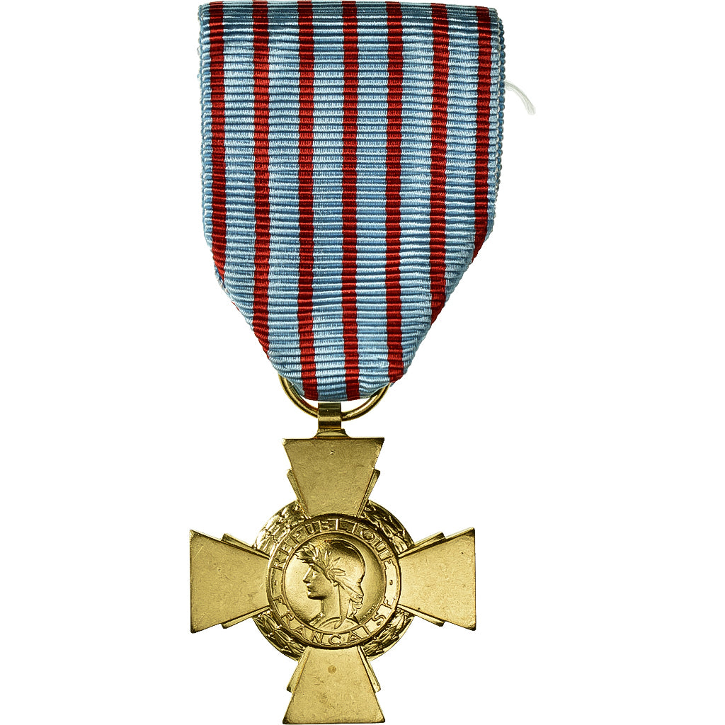 França, Croix du Combattant, WAR, medalha, 1939-1945, Não colocada em