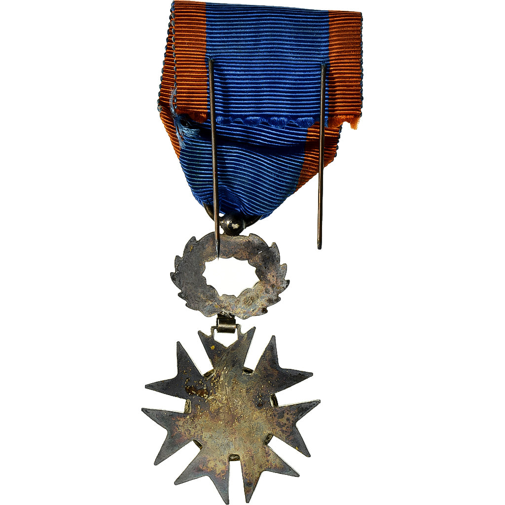 Frankreich, Education Civique, Medaille, 1933, Excellent Quality, Silvered