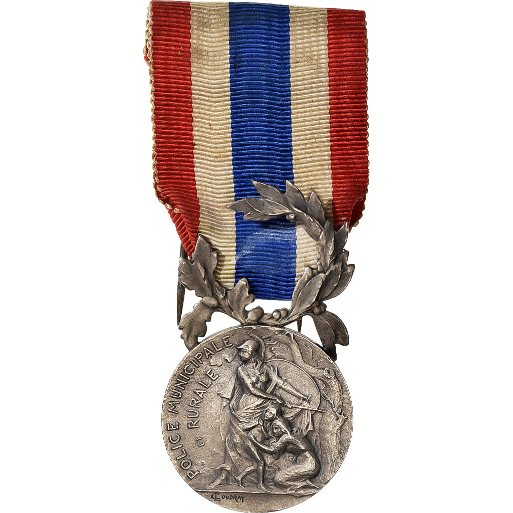 France, Police Française, Ministère de l'Intérieur, Medal, Excellent Quality