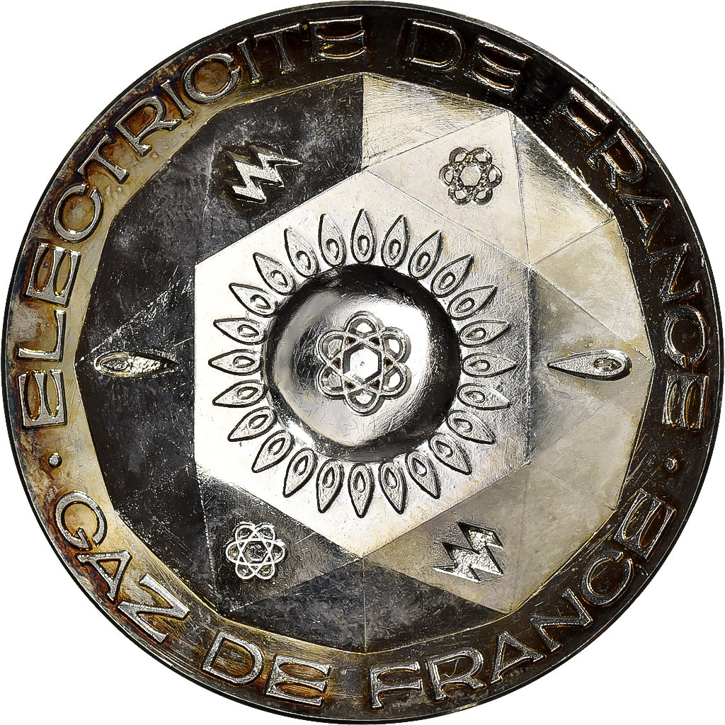 France, Médaille, Electricité-Gaz de France, Bronze argenté, SUP