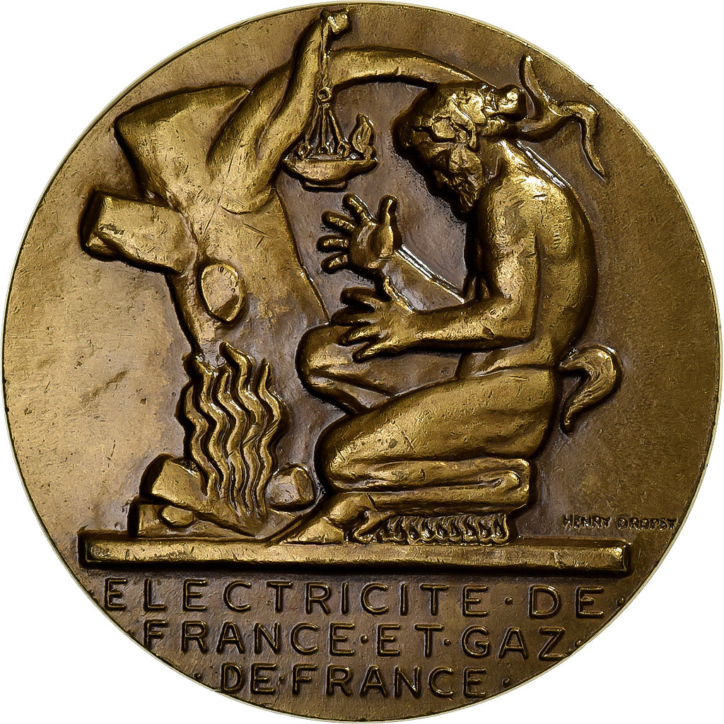 Francja, medal, Électricité de France et gaz de France, Brązowy, Dropsy